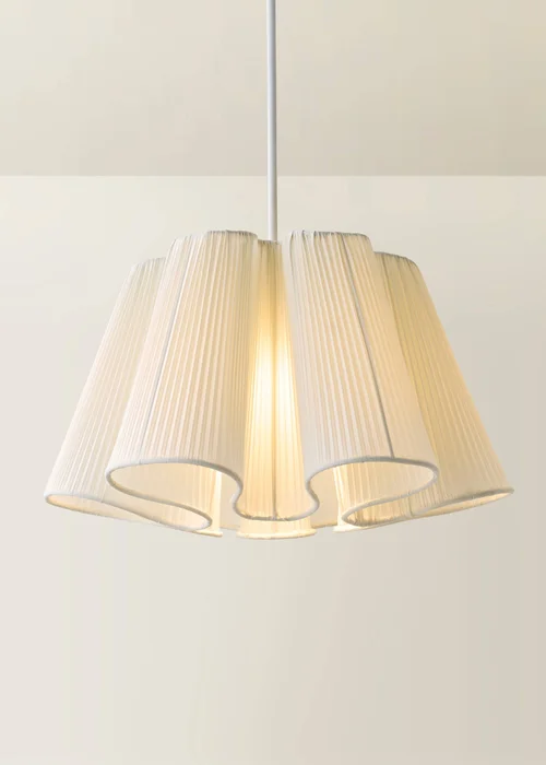 ValueLights Jemima Natural Full Pleated Shade - One Size Image 3