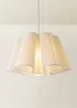 ValueLights Jemima Natural Full Pleated Shade - One Size Image 3