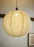 ValueLights Etta Extra Large Linen Globe Shade (60cm) - One Size Image 1