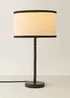 ValueLights Maura Twist Black Table Lamp with Trim Shade - One Size Image 3