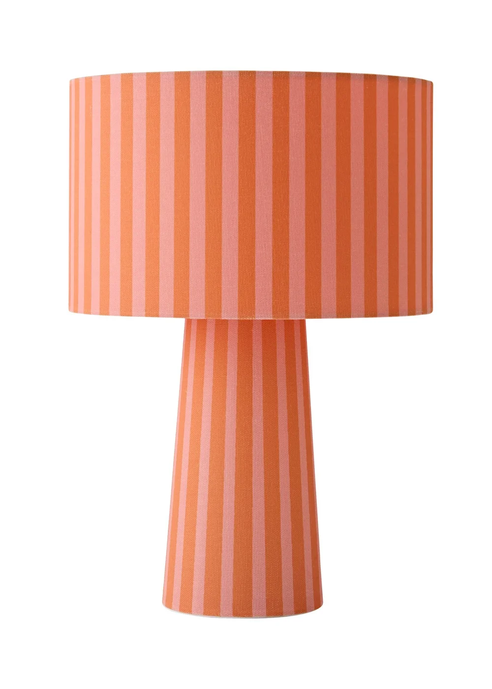 ValueLights Thorley Orange Stripe Table Lamp - One Size Image 5