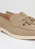 Threadbare Beige Faux Suede Tassel Loafers - 9 Image 4
