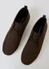 Threadbare Brown Faux Suede Moccasin Boots - 9 Image 3