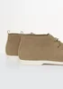 Threadbare Beige Faux Suede Moccasin Boots - 11 Image 2