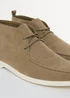 Threadbare Beige Faux Suede Moccasin Boots - 11 Image 4