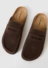 Threadbare Brown Faux Suede Penny Loafer Sandals - 10 Image 3