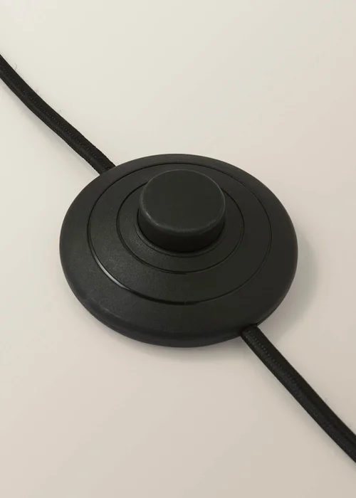 ValueLights Maeve Brushed Gold Floor Lamp with Natural Drum Shade - One Size Image 6