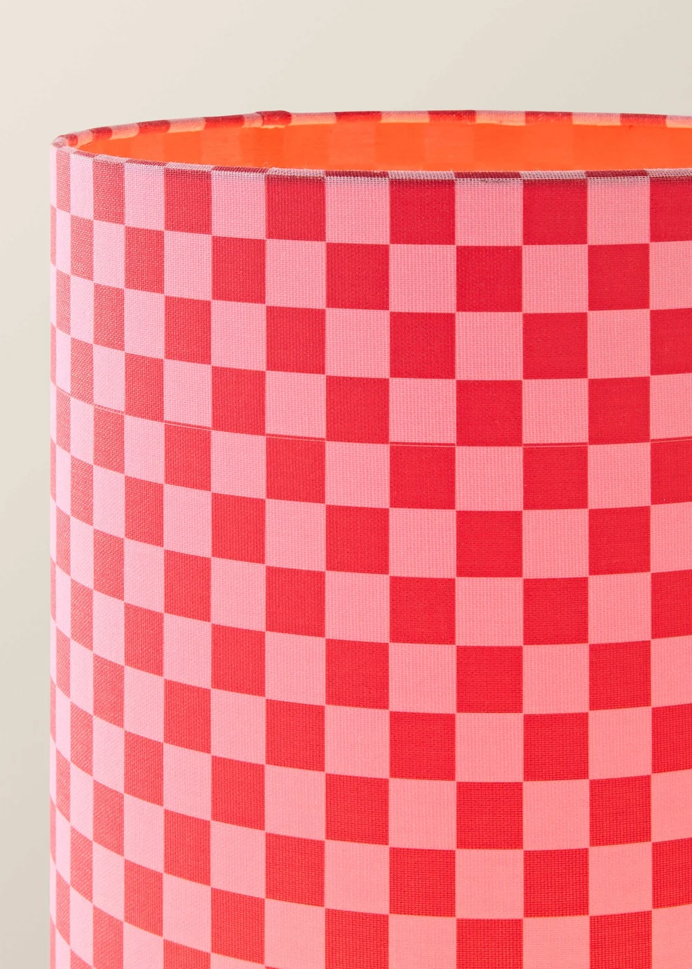 ValueLights Pritchard Pink Checkerboard Midi Floor Lamp - One Size Image 4