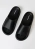 Threadbare Black Chunky Foam Sliders - 7 Image 3