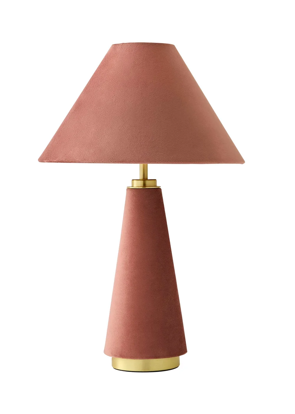 ValueLights Martha Pink Velvet Fabric Table Lamp - One Size Image 5