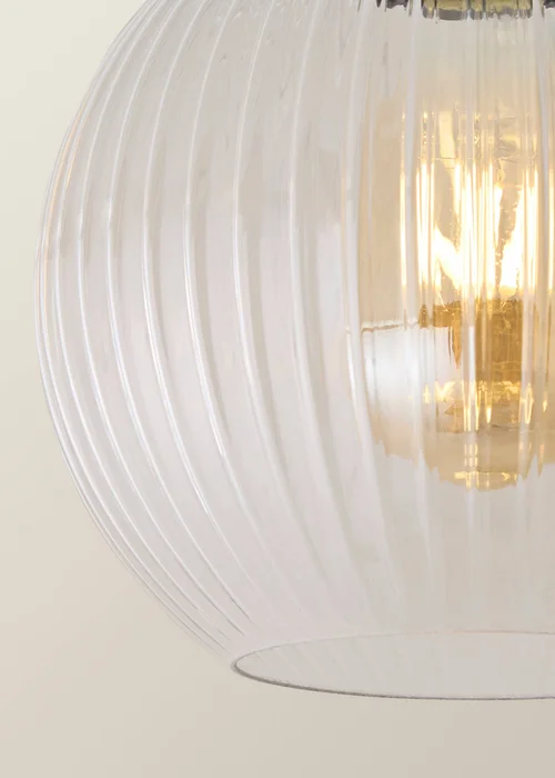 ValueLights Maddison Brushed Chrome Flush Ceiling Light - One Size Image 6