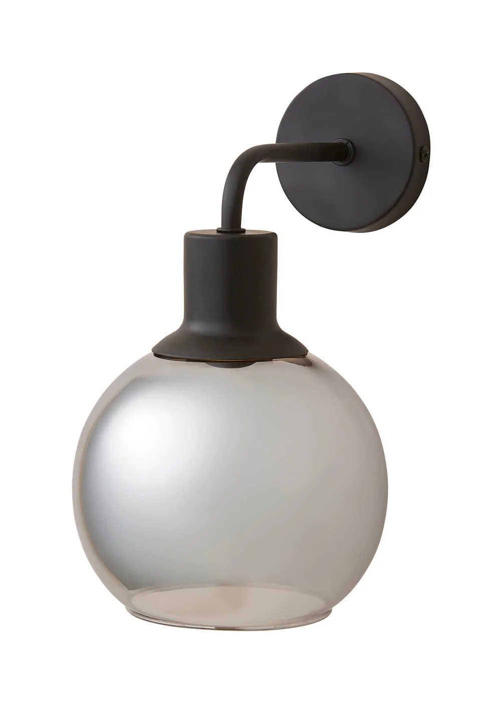 ValueLights Bellamy Matte Black Wired Wall Light - One Size Image 5