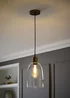 ValueLights Kira Dome Glass Brushed Brass Ceiling Light - One Size Image 1