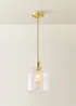 ValueLights Emery Oval Brushed Gold Ceiling Light - One Size Image 3