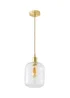 ValueLights Emery Oval Brushed Gold Ceiling Light - One Size Image 5