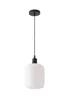 ValueLights Emery Frosted Swirl Matte Black Ceiling Light - One Size Image 5