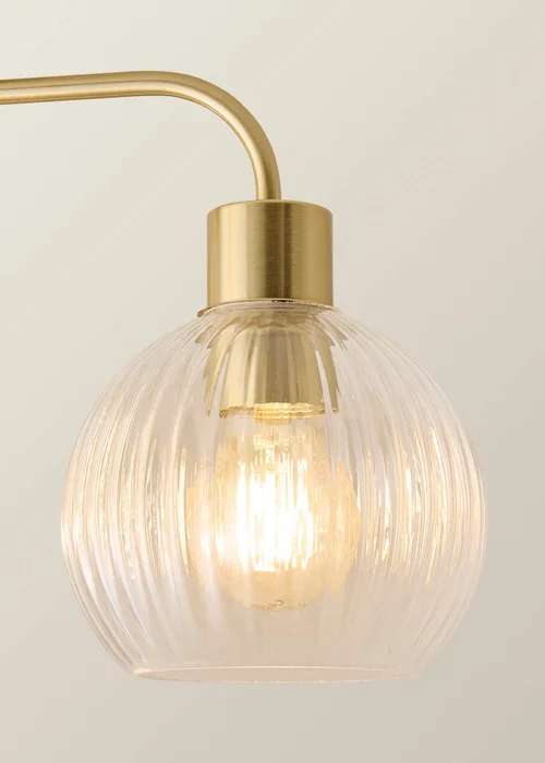 ValueLights Maddison Brushed Gold Multi Arm Ceiling Light - One Size Image 4