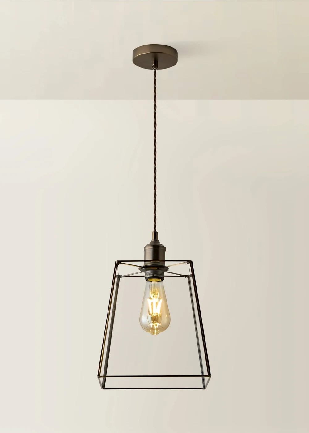 ValueLights Susie Antique Brass Ceiling Light - One Size Image 3