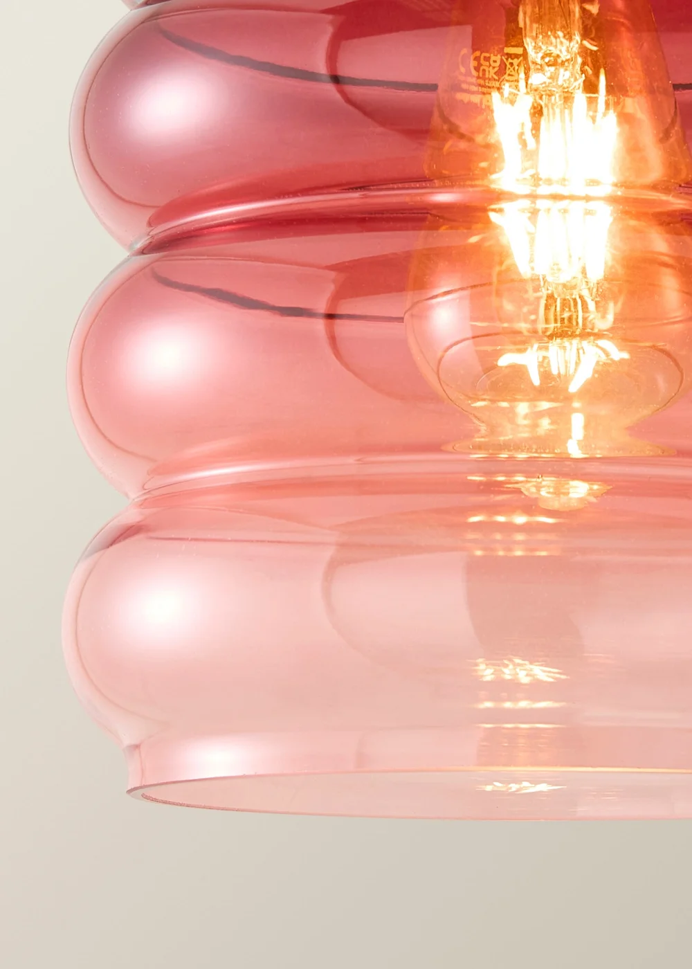 ValueLights Giselle Berry Stacked Brushed Gold Ceiling Light - One Size Image 4