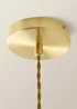 ValueLights Giselle Berry Stacked Brushed Gold Ceiling Light - One Size Image 6