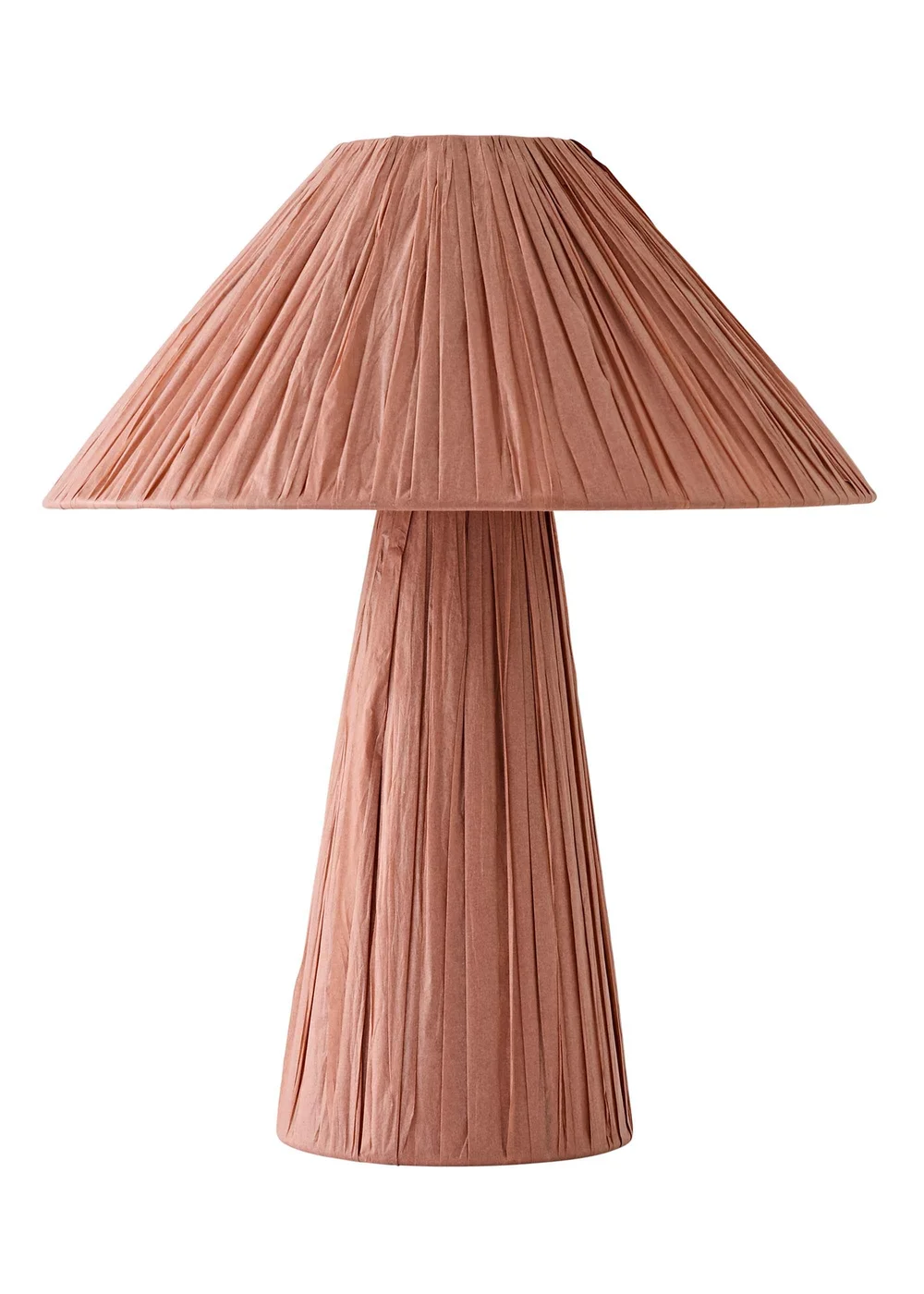 ValueLights Kaiya Pink Paper Woven Table Lamp - One Size Image 4