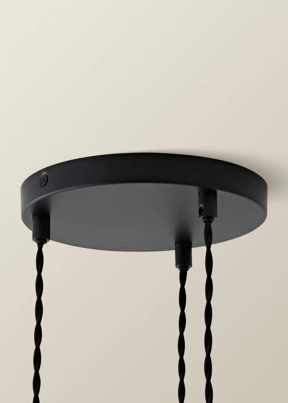 ValueLights Maddison Matte Black 3 Drop Cluster Ceiling Light - One Size Image 6