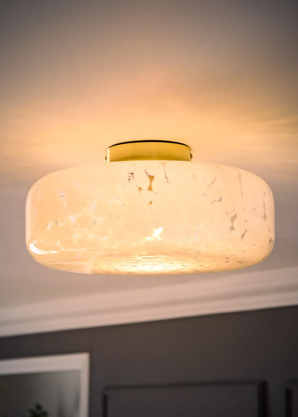 ValueLights India Confetti Large Flush Ceiling Light - One Size Image 2