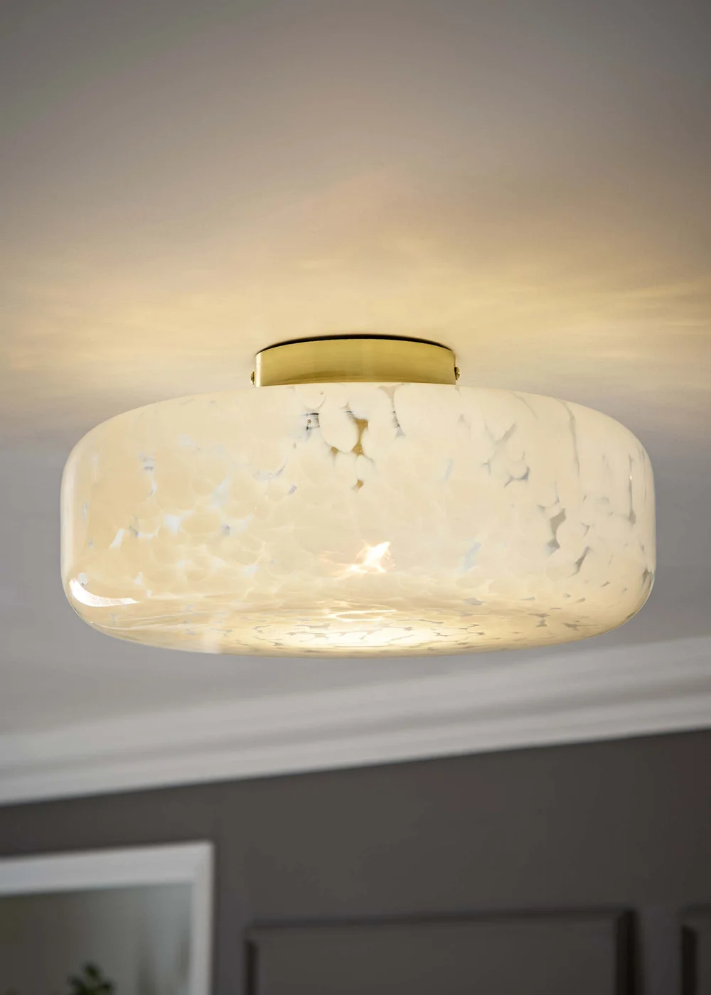 ValueLights India Confetti Large Flush Ceiling Light - One Size Image 1