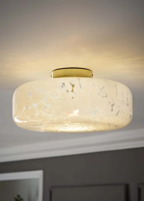 ValueLights India Confetti Large Flush Ceiling Light - One Size Image 1