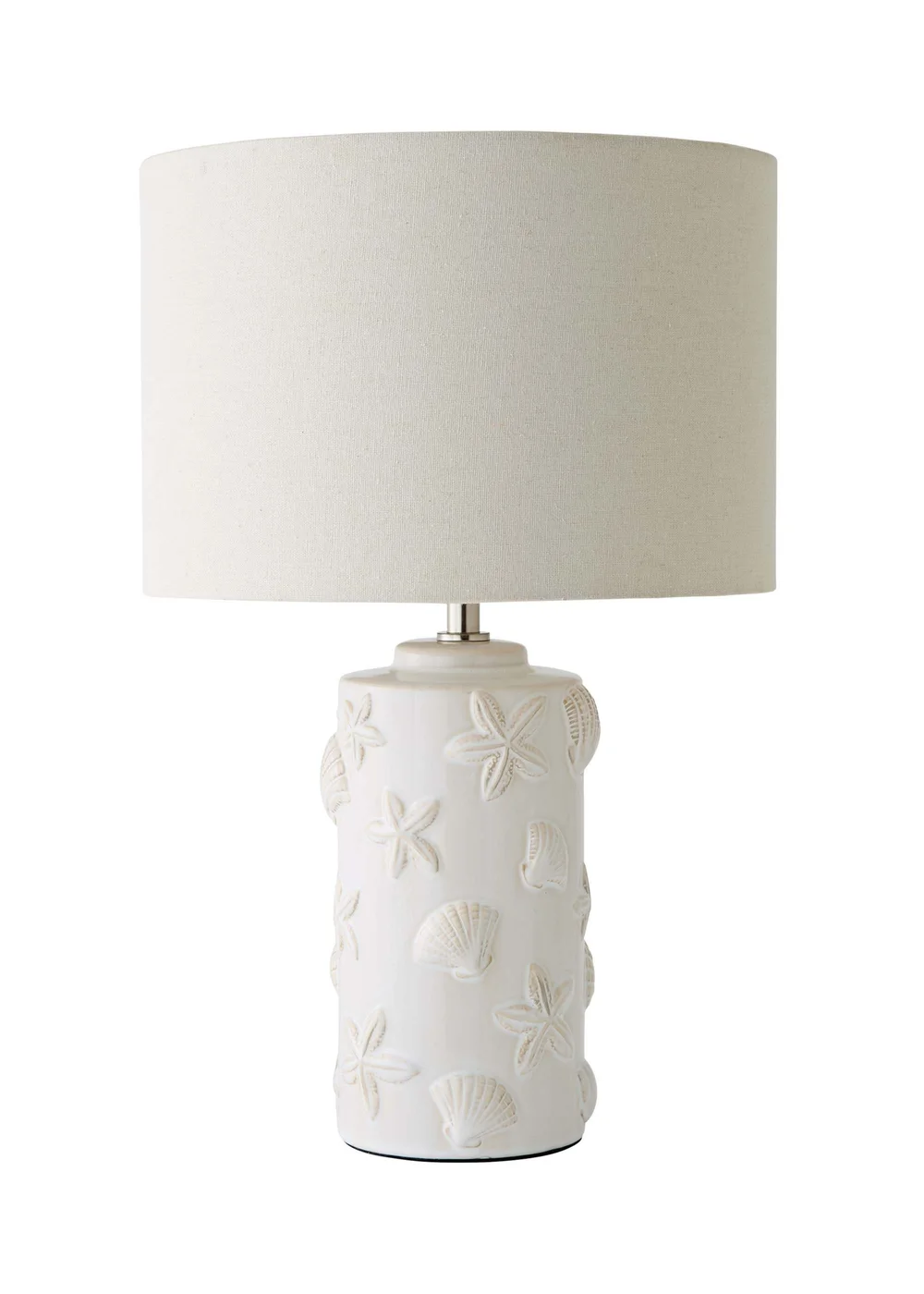 ValueLights Selene Embossed Seashell Table Lamp - One Size Image 5
