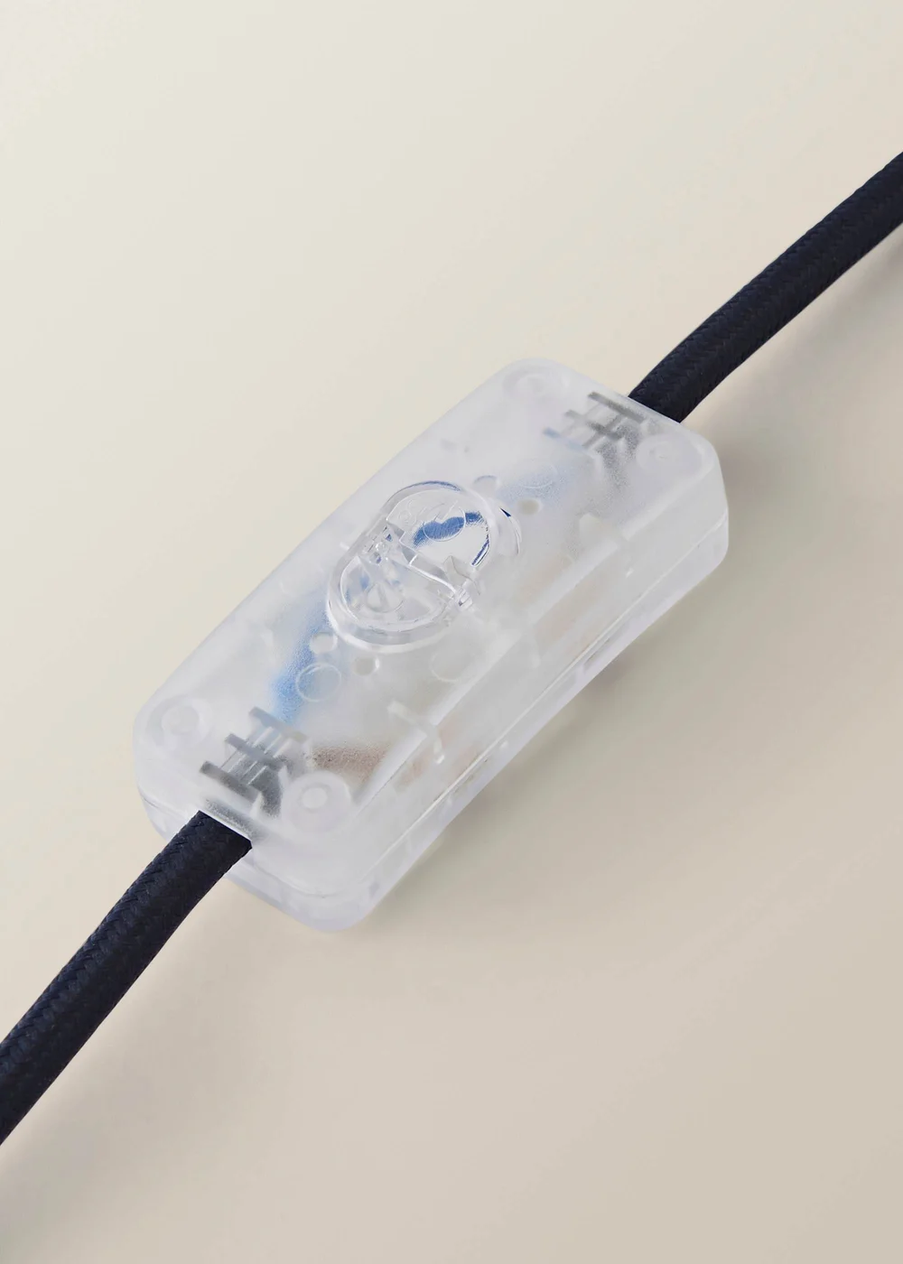 ValueLights Brynn Navy Painted Stripe Table Lamp - One Size Image 6