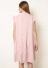 Blue Vanilla Pink Cheesecloth Frill Sleeve Tunic - S/M Image 4