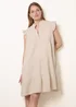 Blue Vanilla Stone Cheesecloth Frill Sleeve Tunic - S/M Image 1