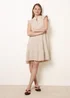 Blue Vanilla Stone Cheesecloth Frill Sleeve Tunic - S/M Image 2