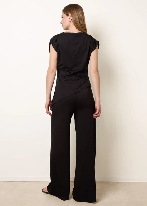 Blue Vanilla Black Soft Jersey Asymmetric Hem Set - S/M Image 4