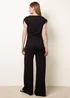 Blue Vanilla Black Soft Jersey Asymmetric Hem Set - S/M Image 4