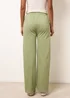 Blue Vanilla Green Seam Detail Trousers - M Image 4
