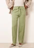 Blue Vanilla Green Seam Detail Trousers - M Image 2