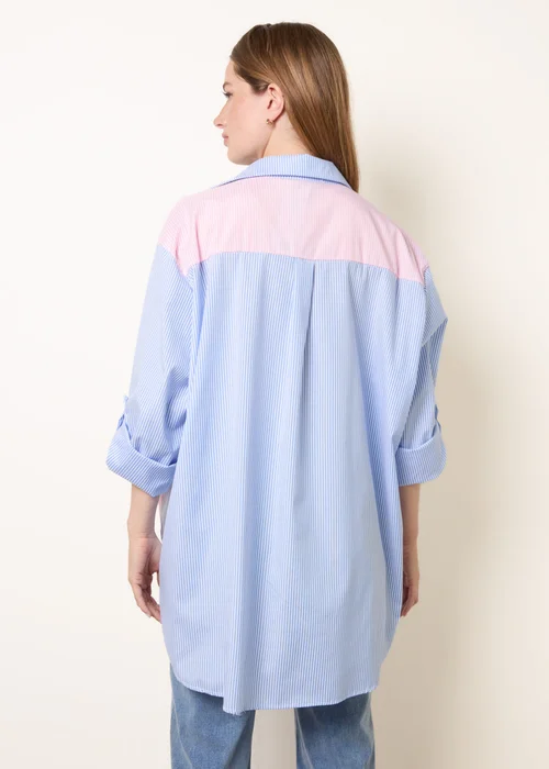 Blue Vanilla Multi Multi Coloured Stripe Shirt - One Size Image 4