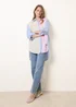 Blue Vanilla Multi Multi Coloured Stripe Shirt - One Size Image 3