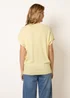 Blue Vanilla Yellow Textured Sleeveless Knit Top - M/L Image 4