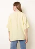 Blue Vanilla Yellow Scarf Viscose Top - One Size Image 4
