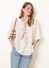 Blue Vanilla Stone Scarf Viscose Top - One Size Image 1