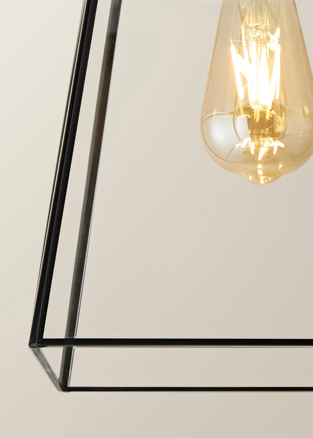 ValueLights Susie Matte Black Flush Ceiling Light - One Size Image 3