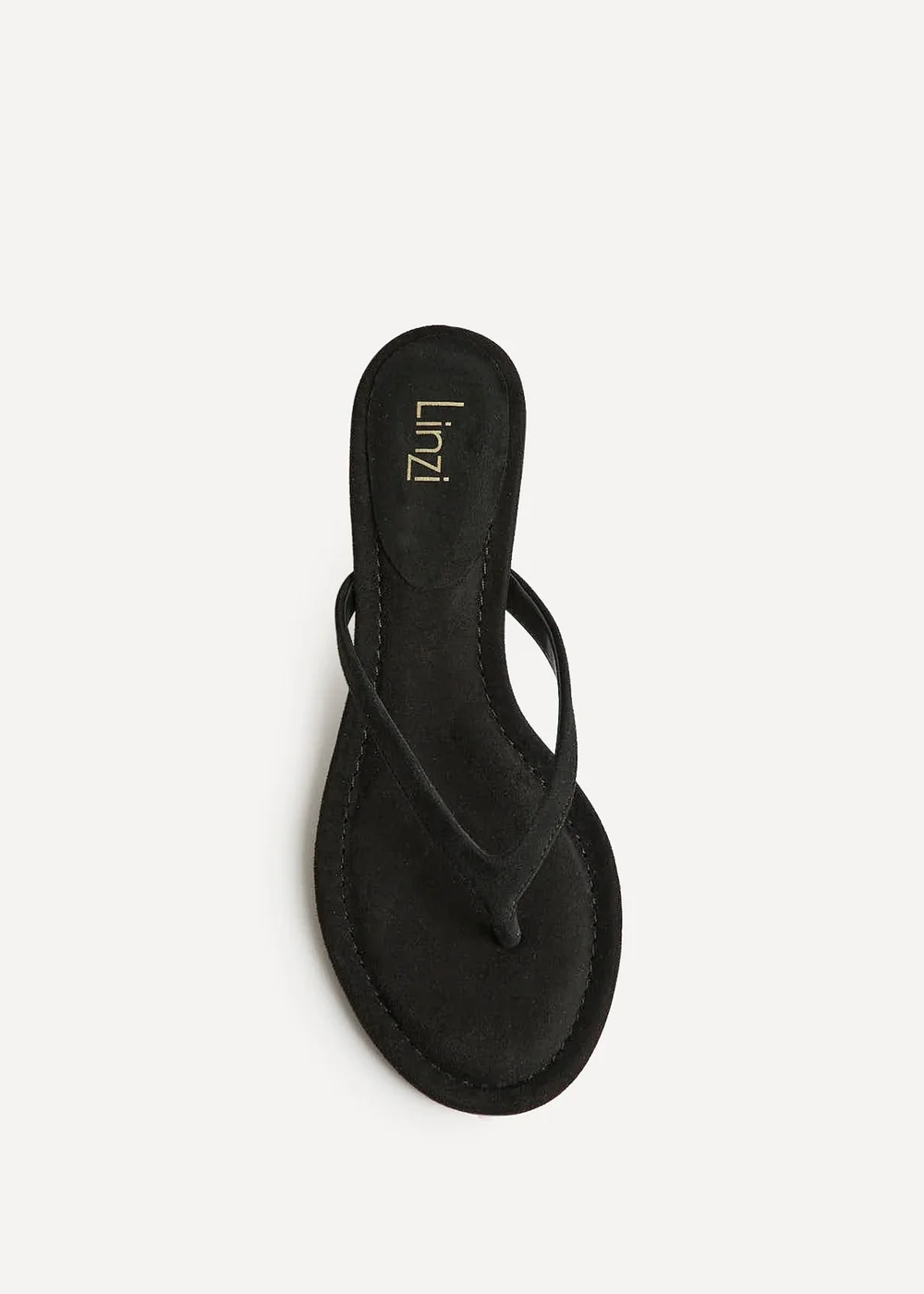 Linzi Ascend Black Faux Suede Mule Heels - 5 Image 4