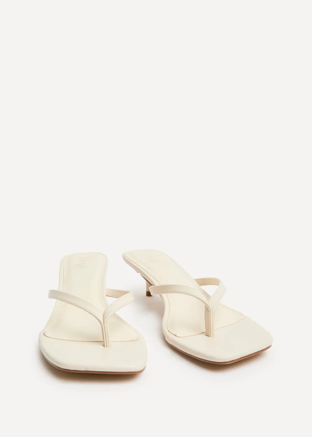 Linzi Stassie Ivory Mule Heels - 7 Image 3