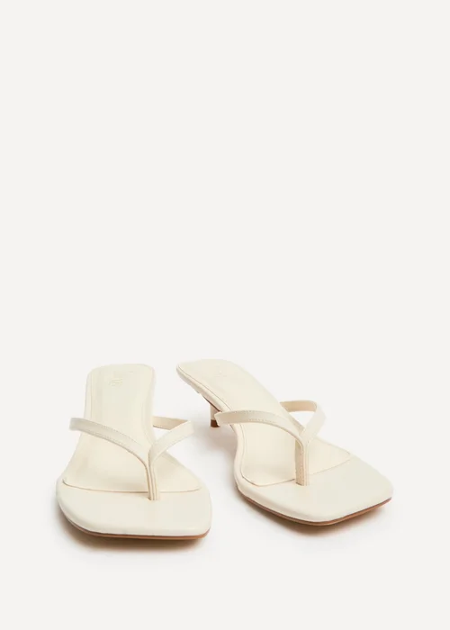 Linzi Stassie Ivory Mule Heels - 7 Image 3