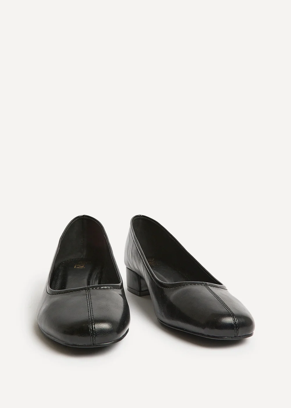 Linzi Origin Black Low Block Court Heels - 6 Image 3