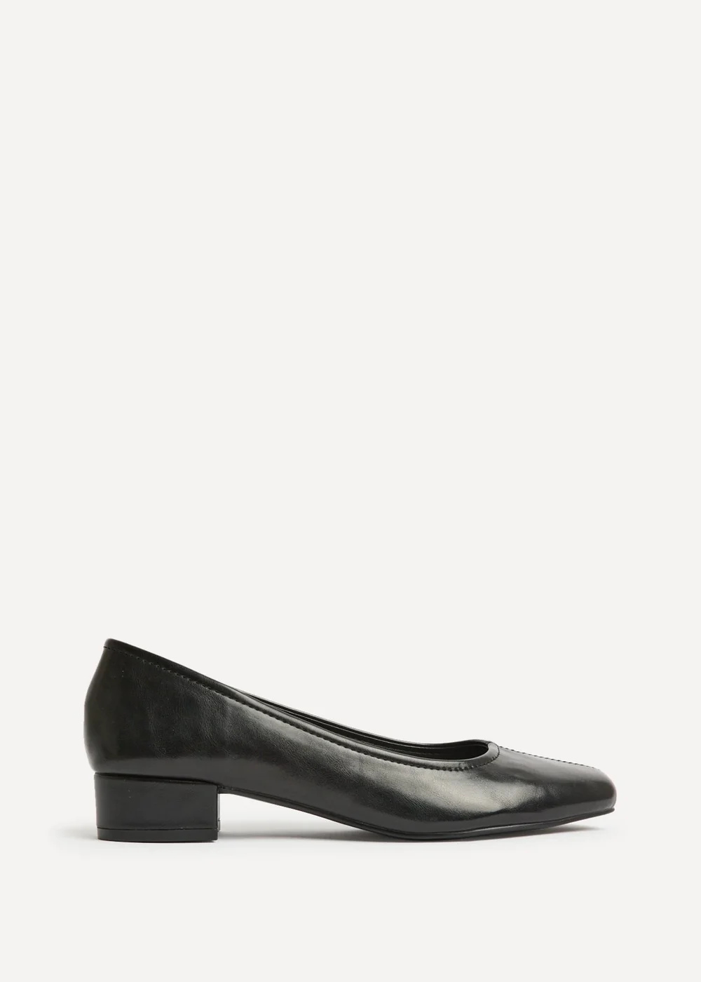Linzi Origin Black Low Block Court Heels - 6 Image 2