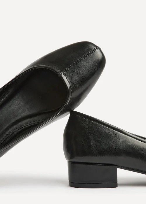 Linzi Origin Black Low Block Court Heels - 6 Image 5